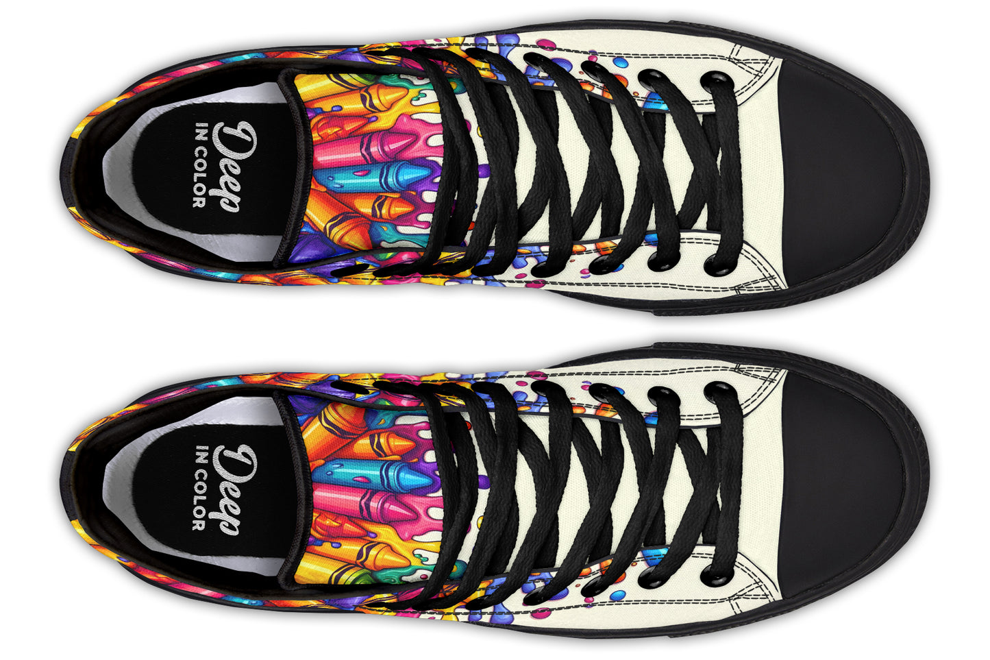 Melting Crayons High Tops