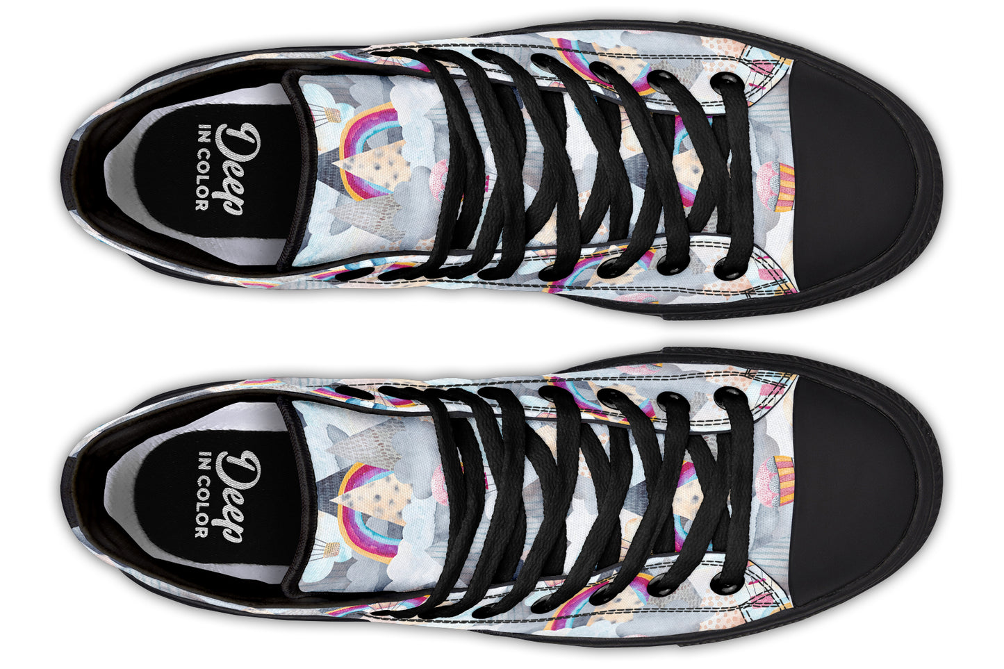 Mountain And Rainbow Hightops