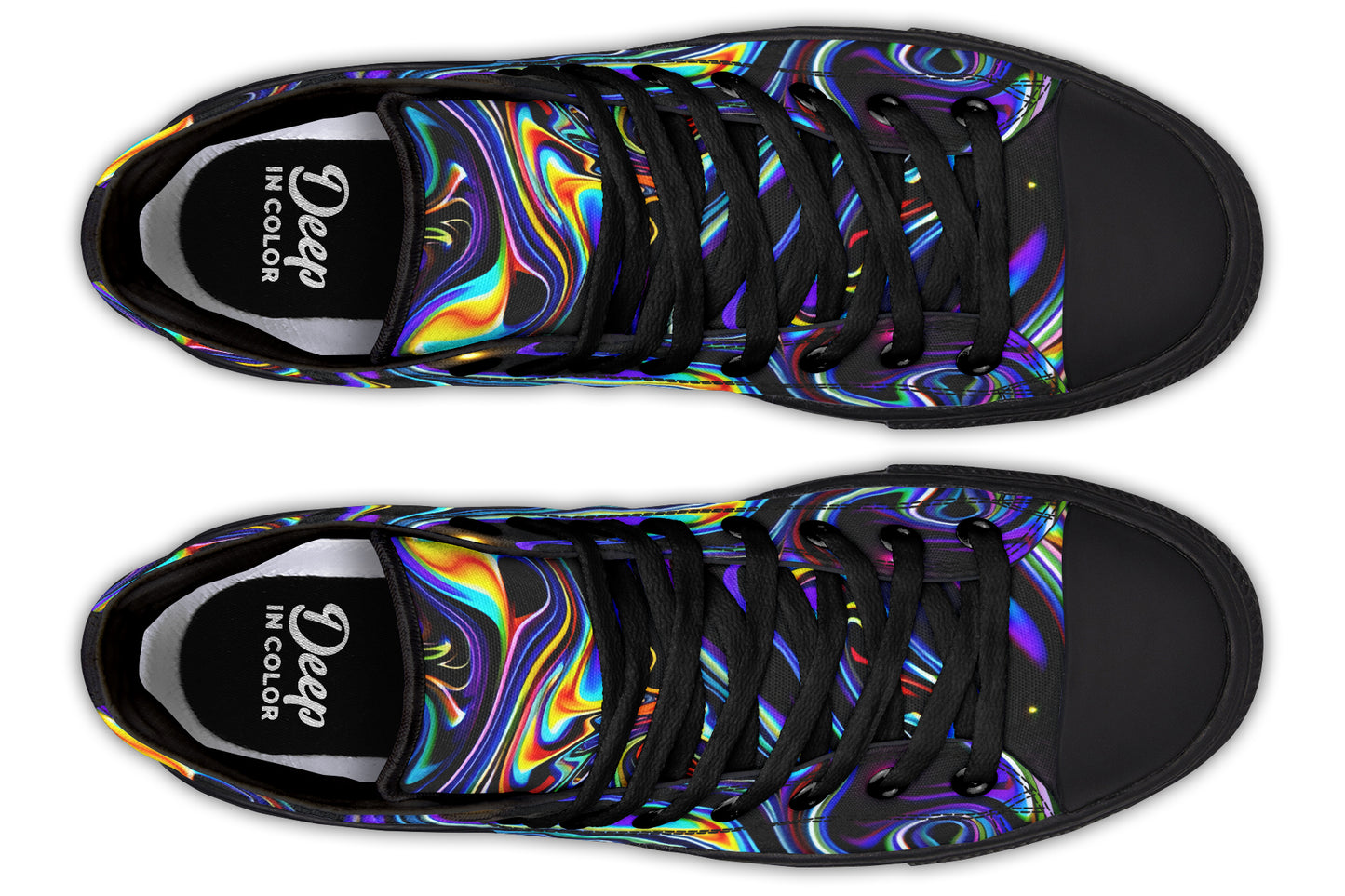 Neon Acid Fluid Hightops