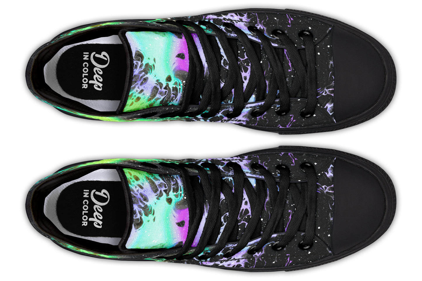 Neon Color Liquid High Tops