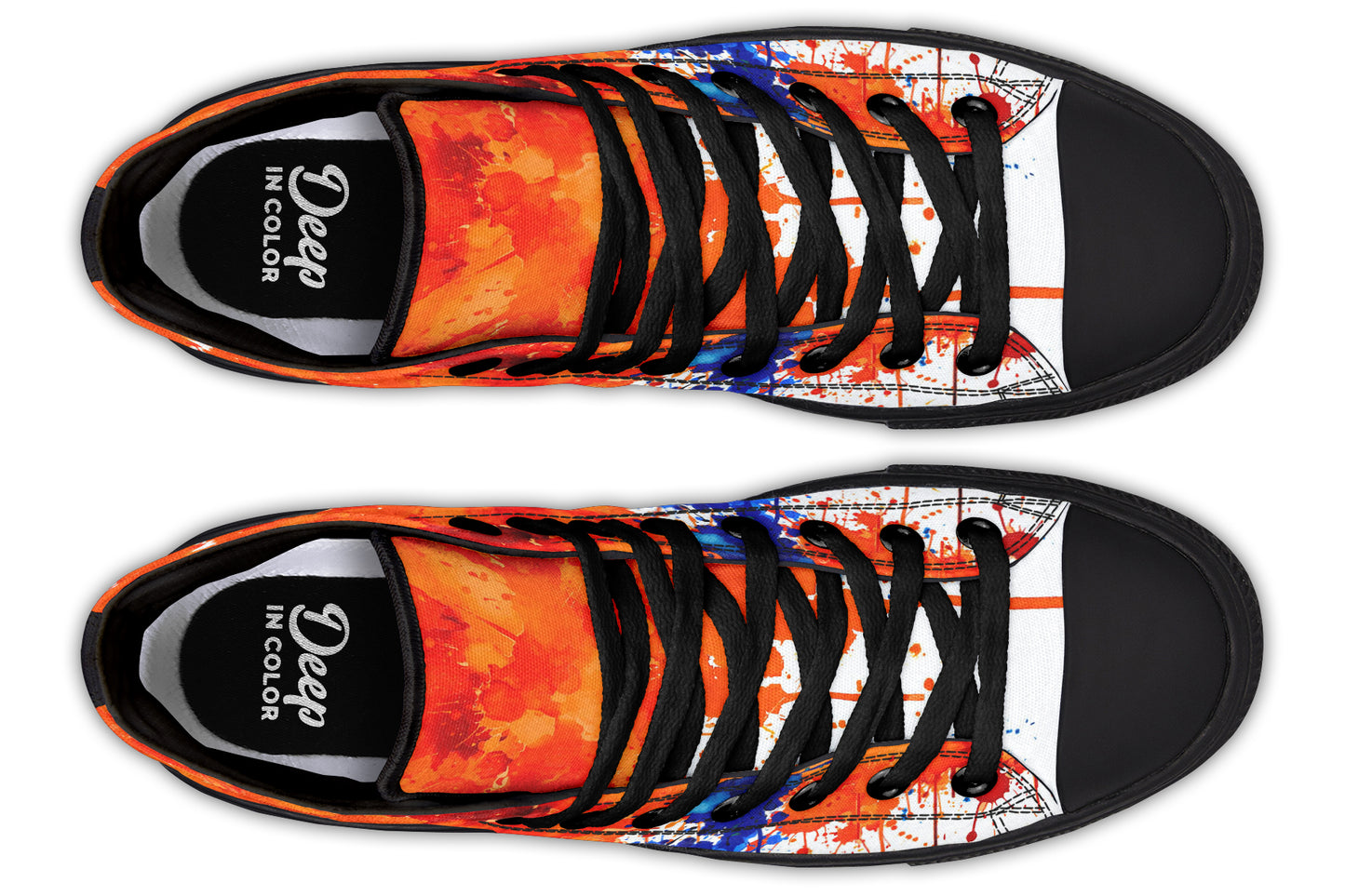 Orange And Blue Original High Tops