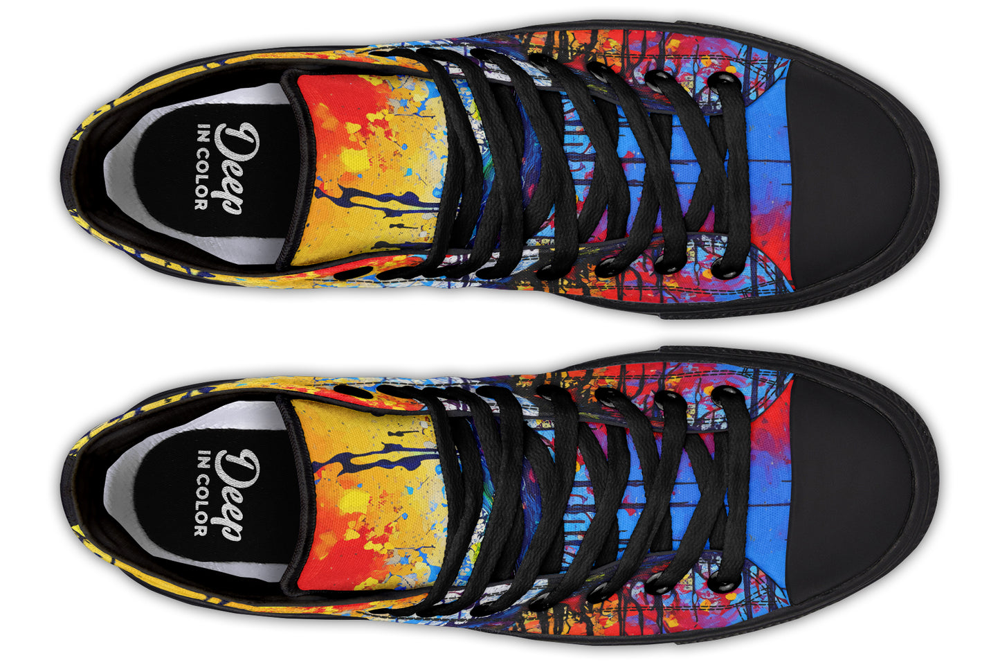 Paint Splatter Hightops