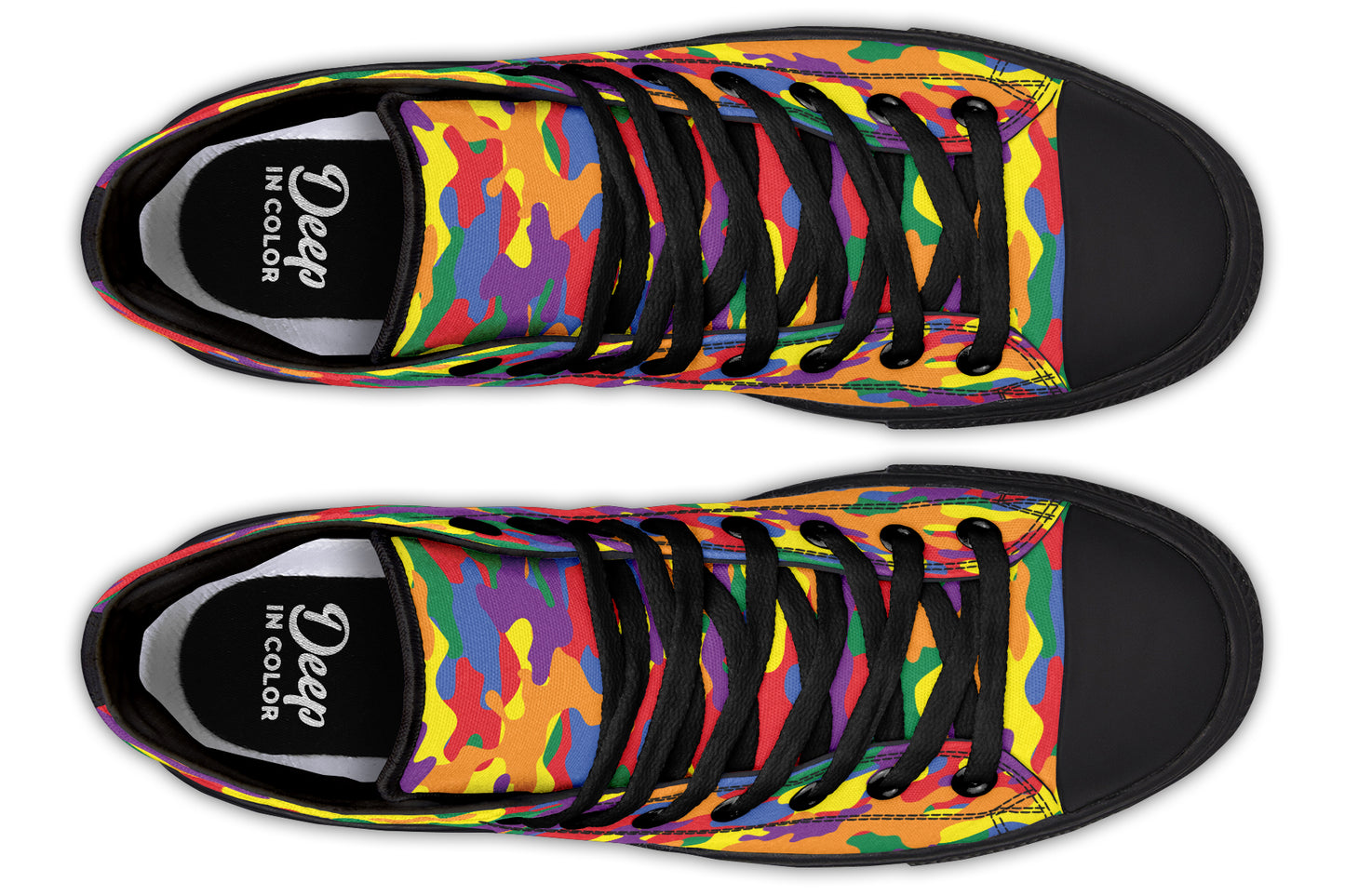 Rainbow Camo Hightops