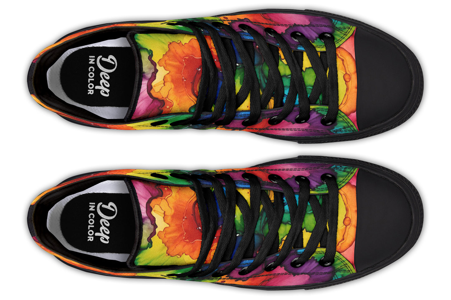 Rainbow Liquid Hightops