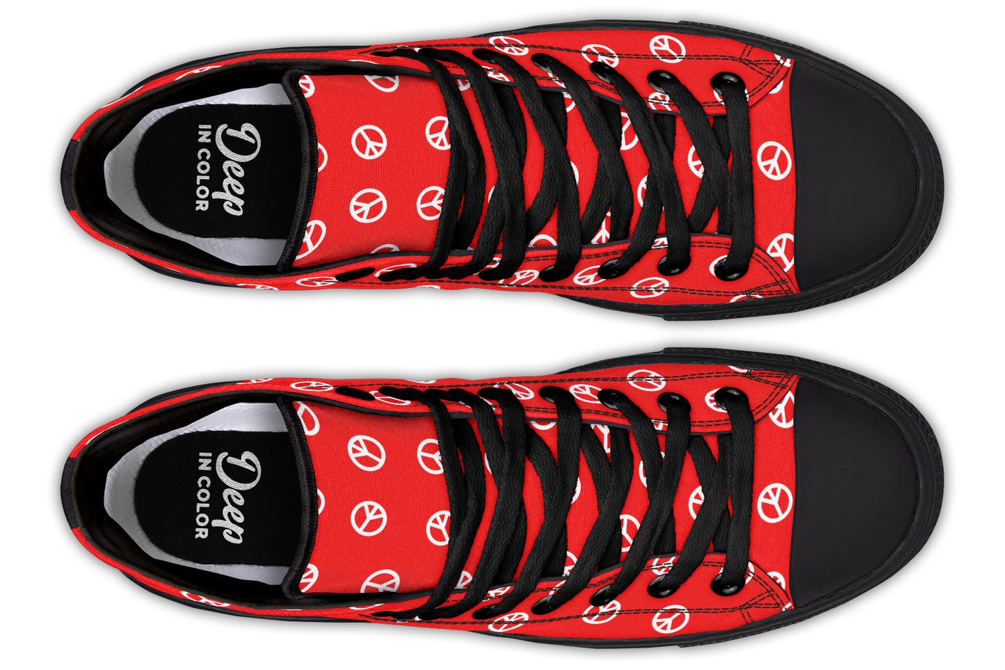 Red Peace Hightops