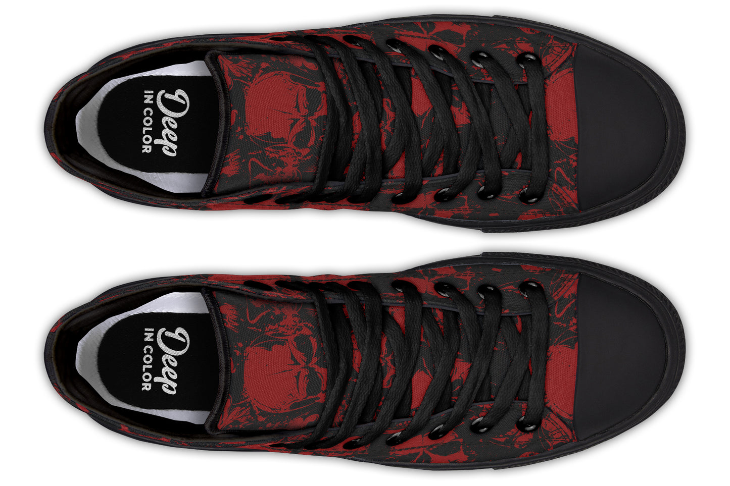Red Skulls Hightops