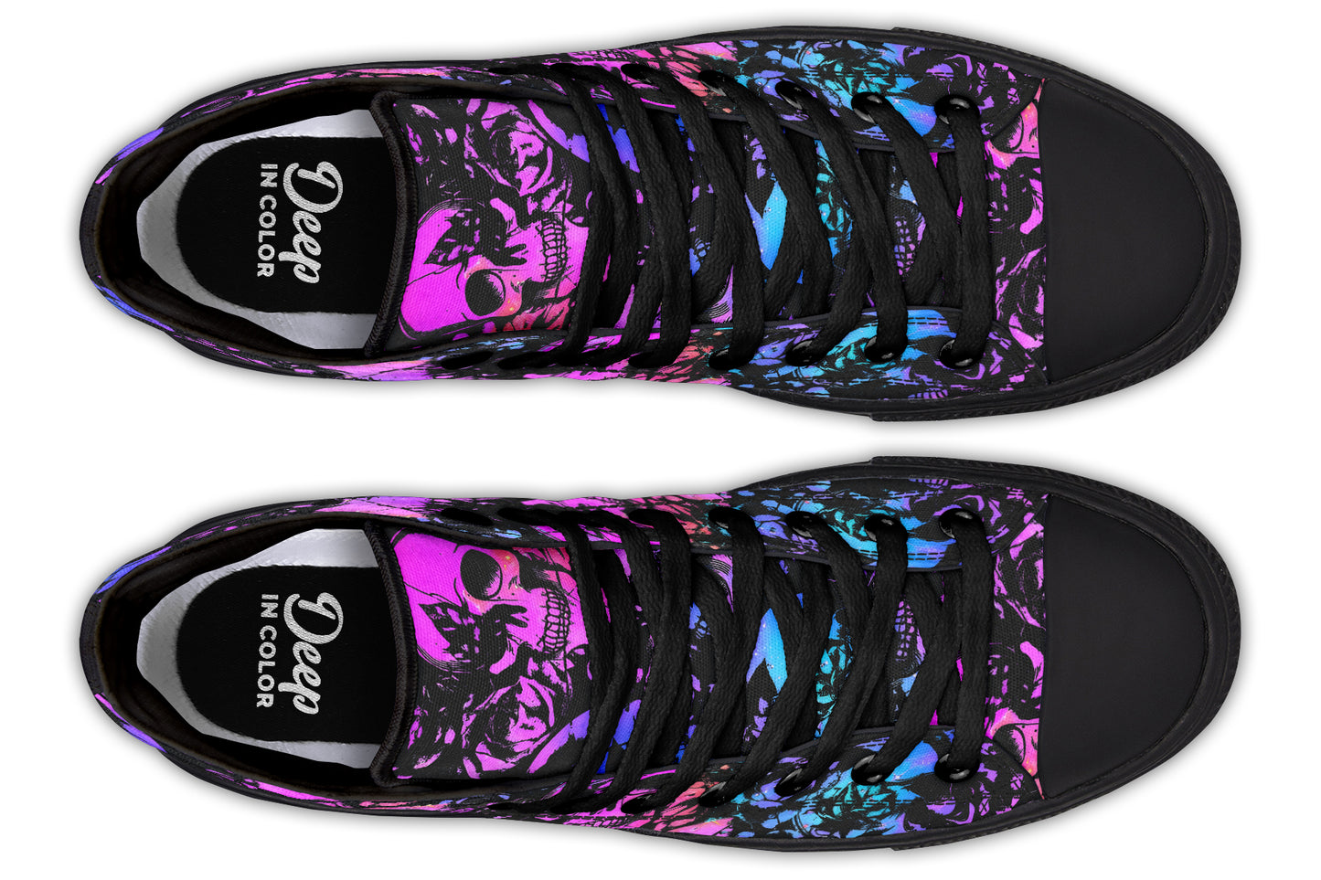 Skull Roses Hightops