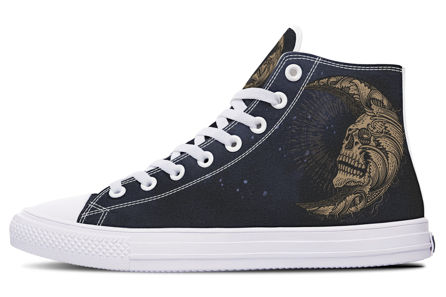 Skull Sun And Moon Hightops