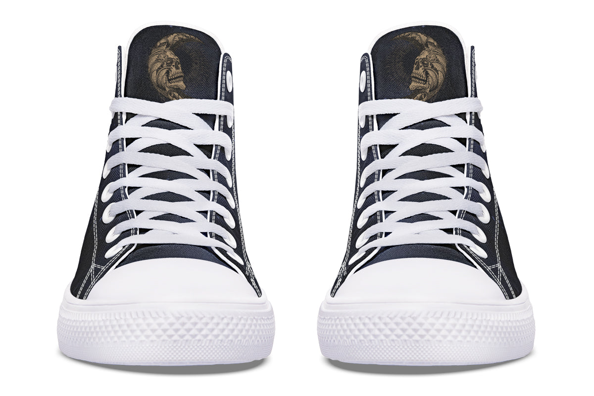 Skull Sun And Moon Hightops