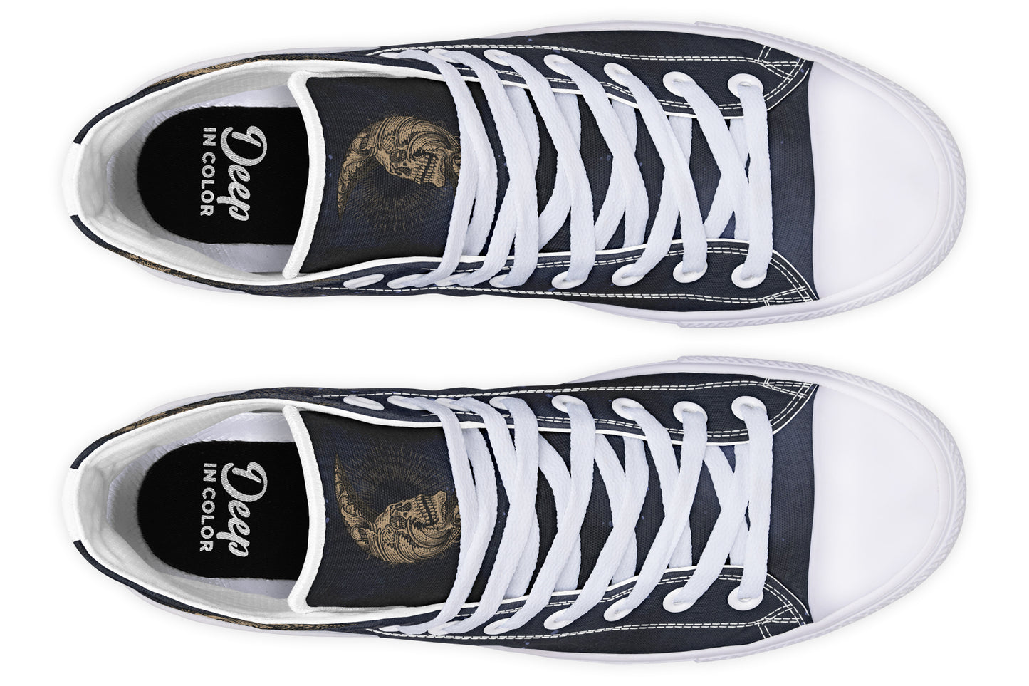 Skull Sun And Moon Hightops