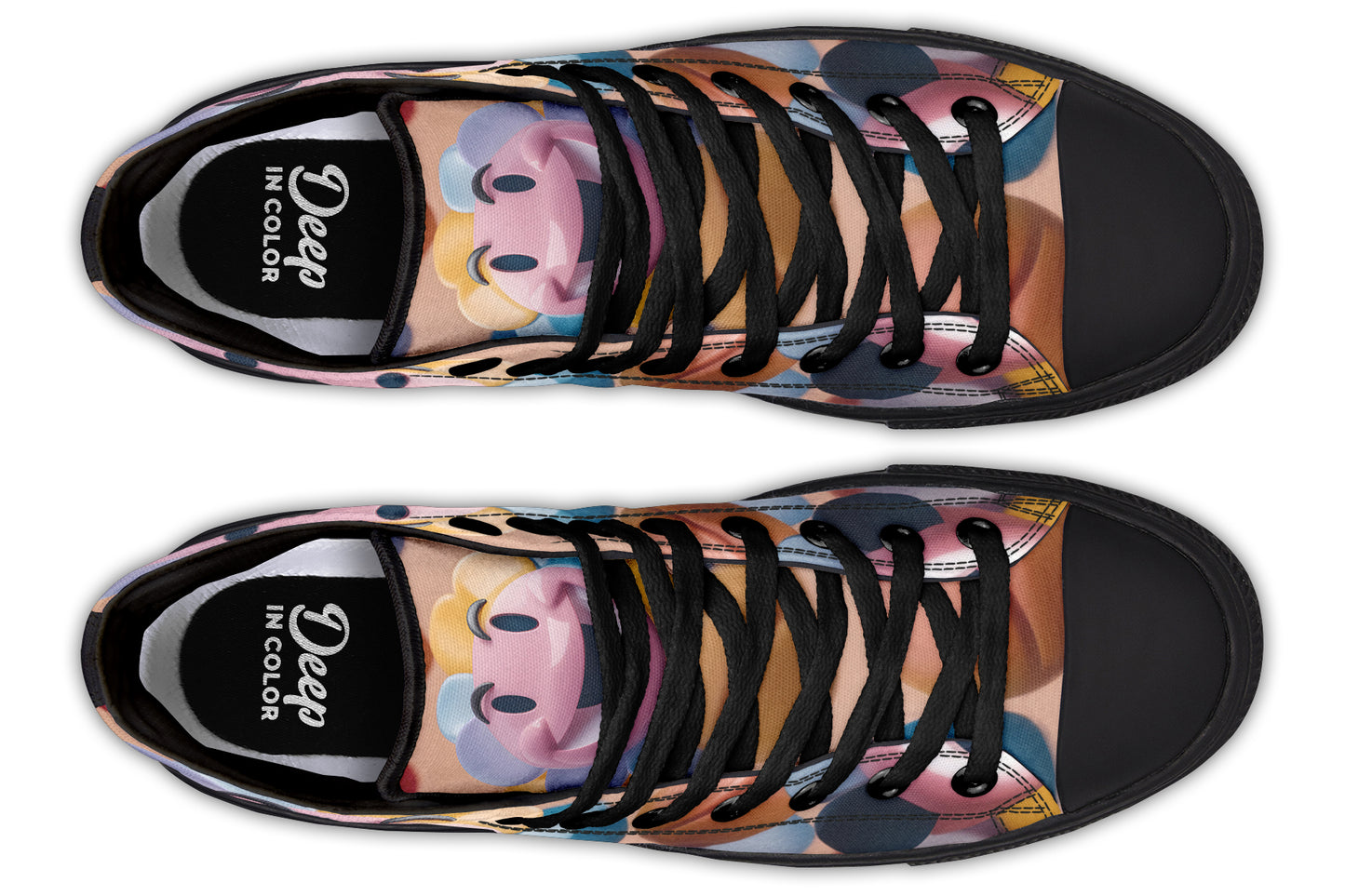 Smiley Crest High Tops