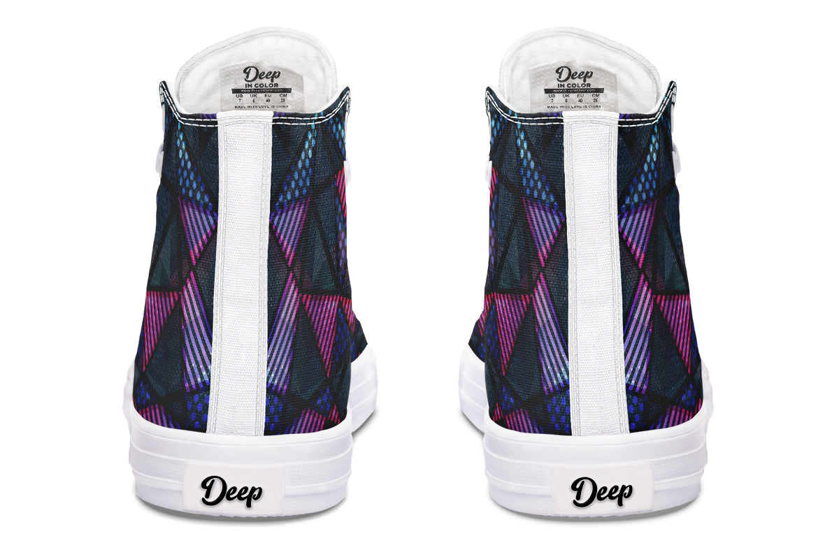Spectrum Color Triangle Hightops