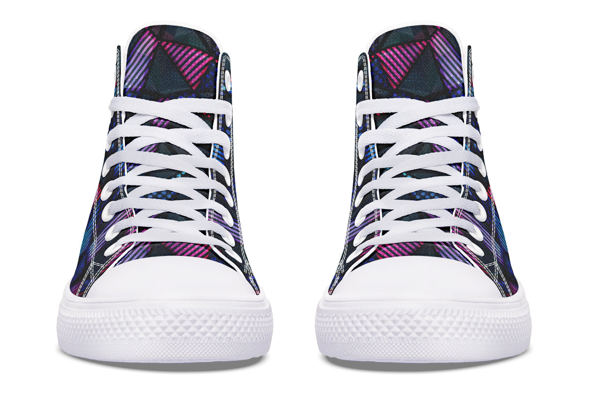 Spectrum Color Triangle Hightops