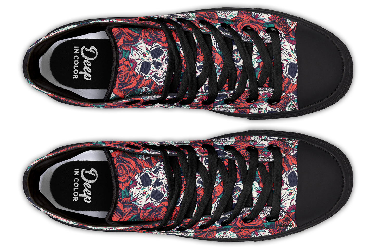 Sugar Skull And Roses Hightops