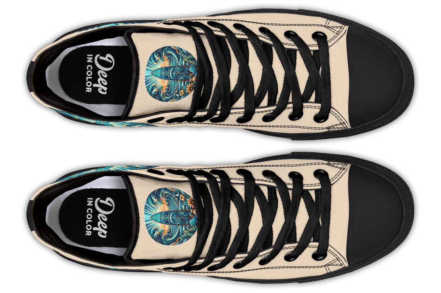 Surfing Beige Hightops