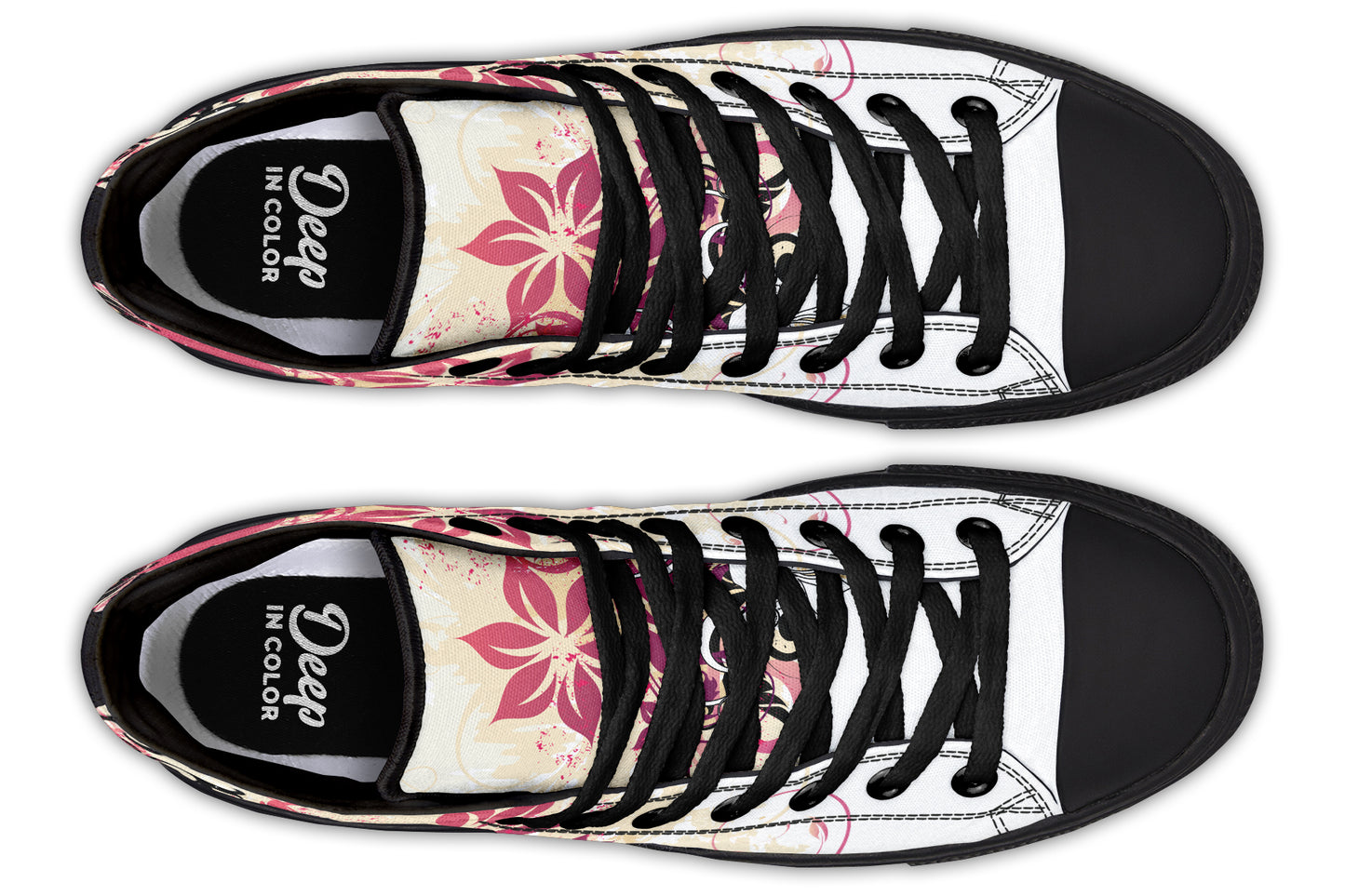 Swirly Floral Hightops