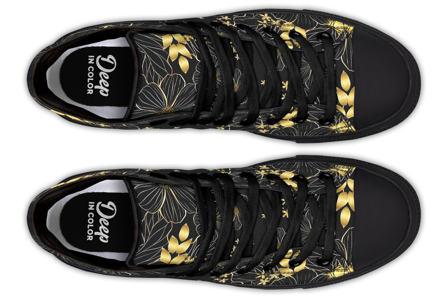 The Golden Florals Hightops