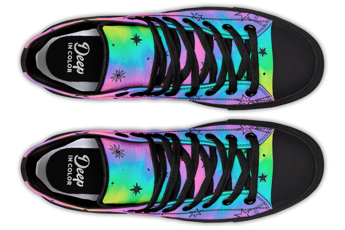 Tie Dye Stars Hightops