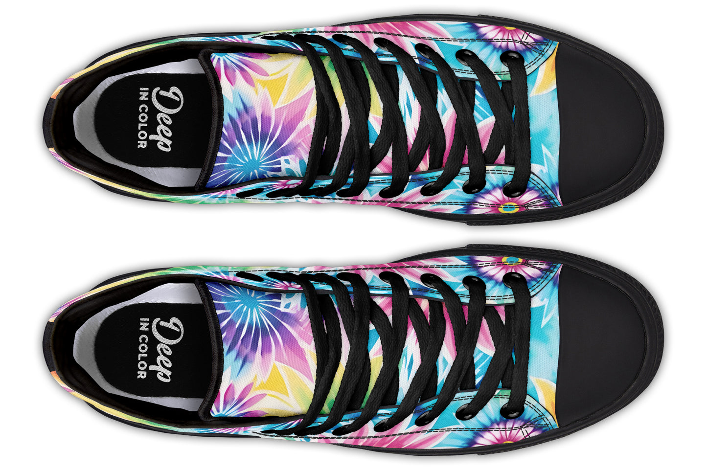 Tiedye Flowers Hightops
