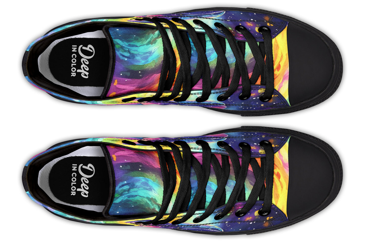 Tiedye Whale Hightops