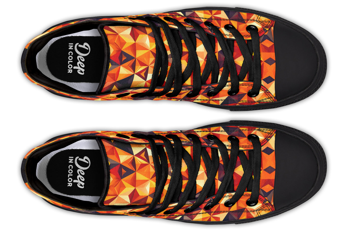 Trianglesorange High Tops