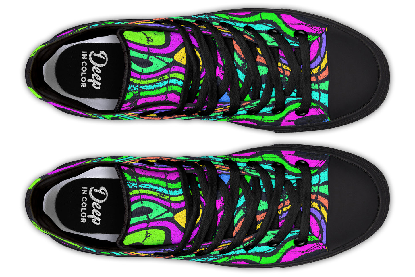 Trippy Strip Hightops