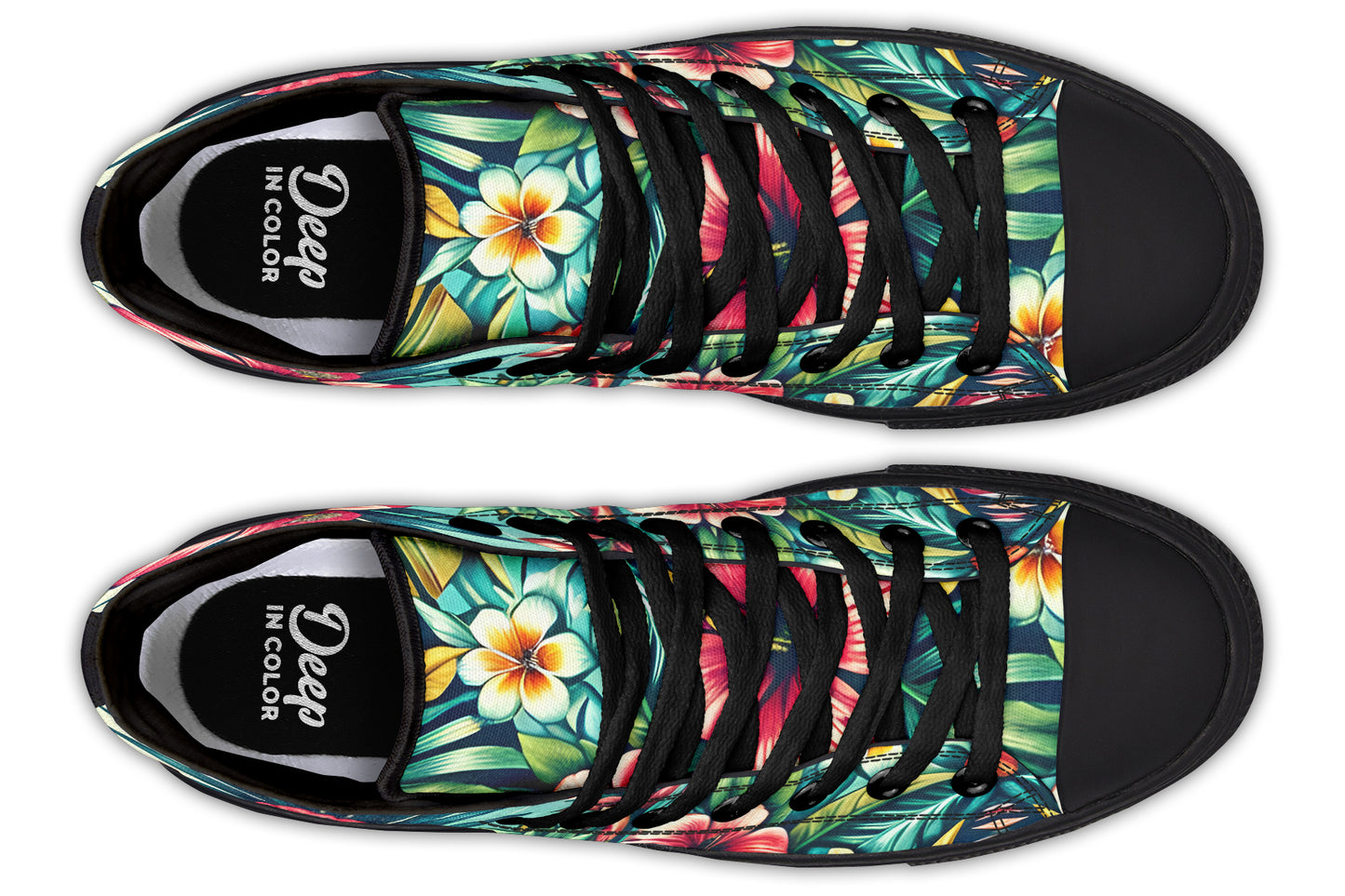 Tropical Flower High Tops