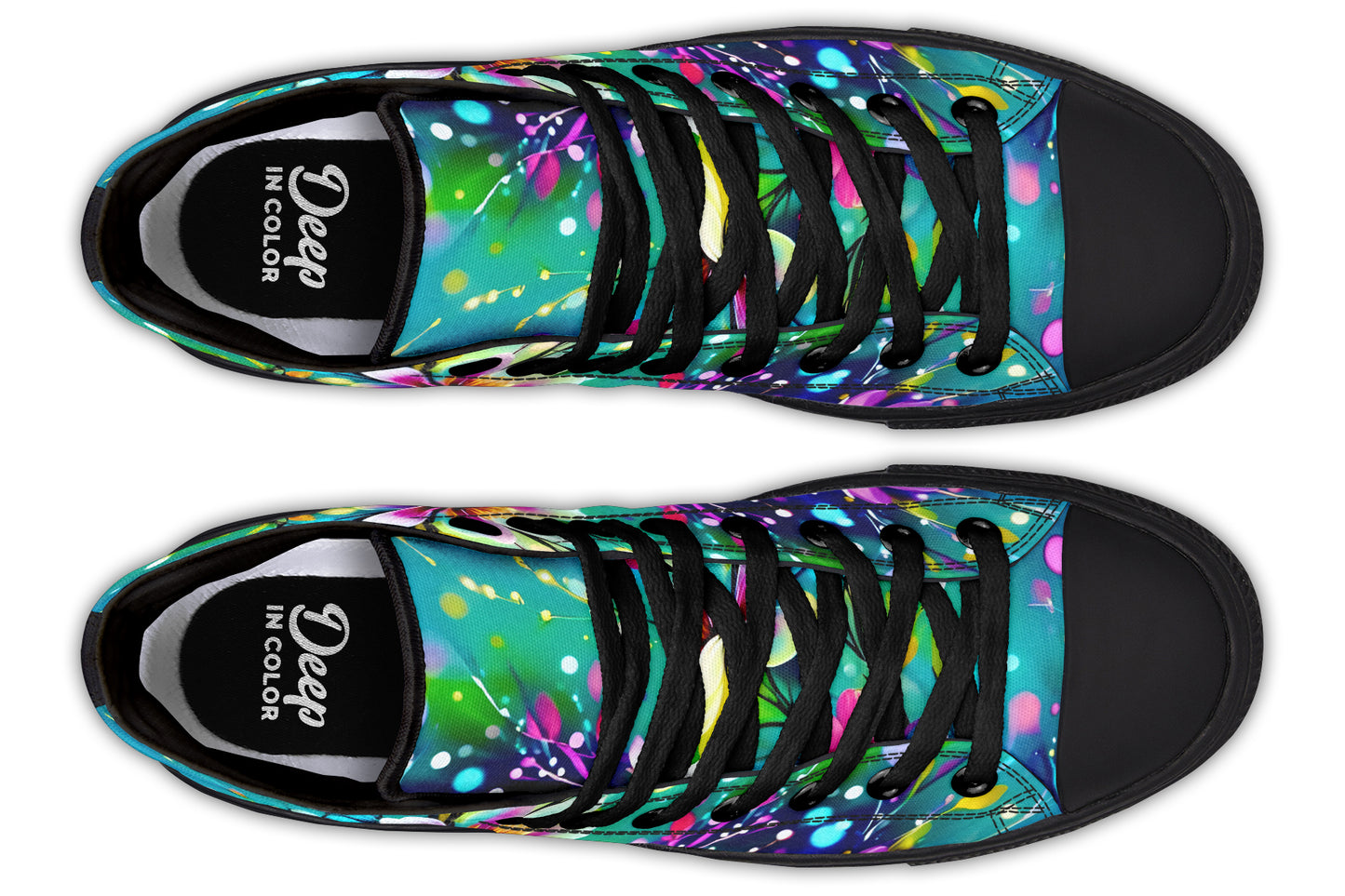 Vibrant Flowers Hightops