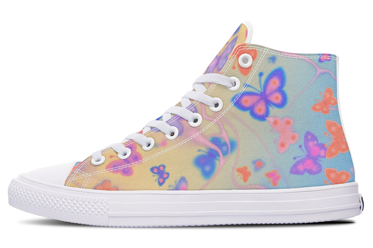 Warm Pastel Butterflies Hightops