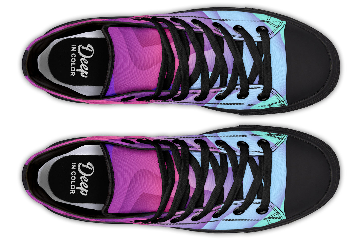 Wave Gradeint Colors Hightops