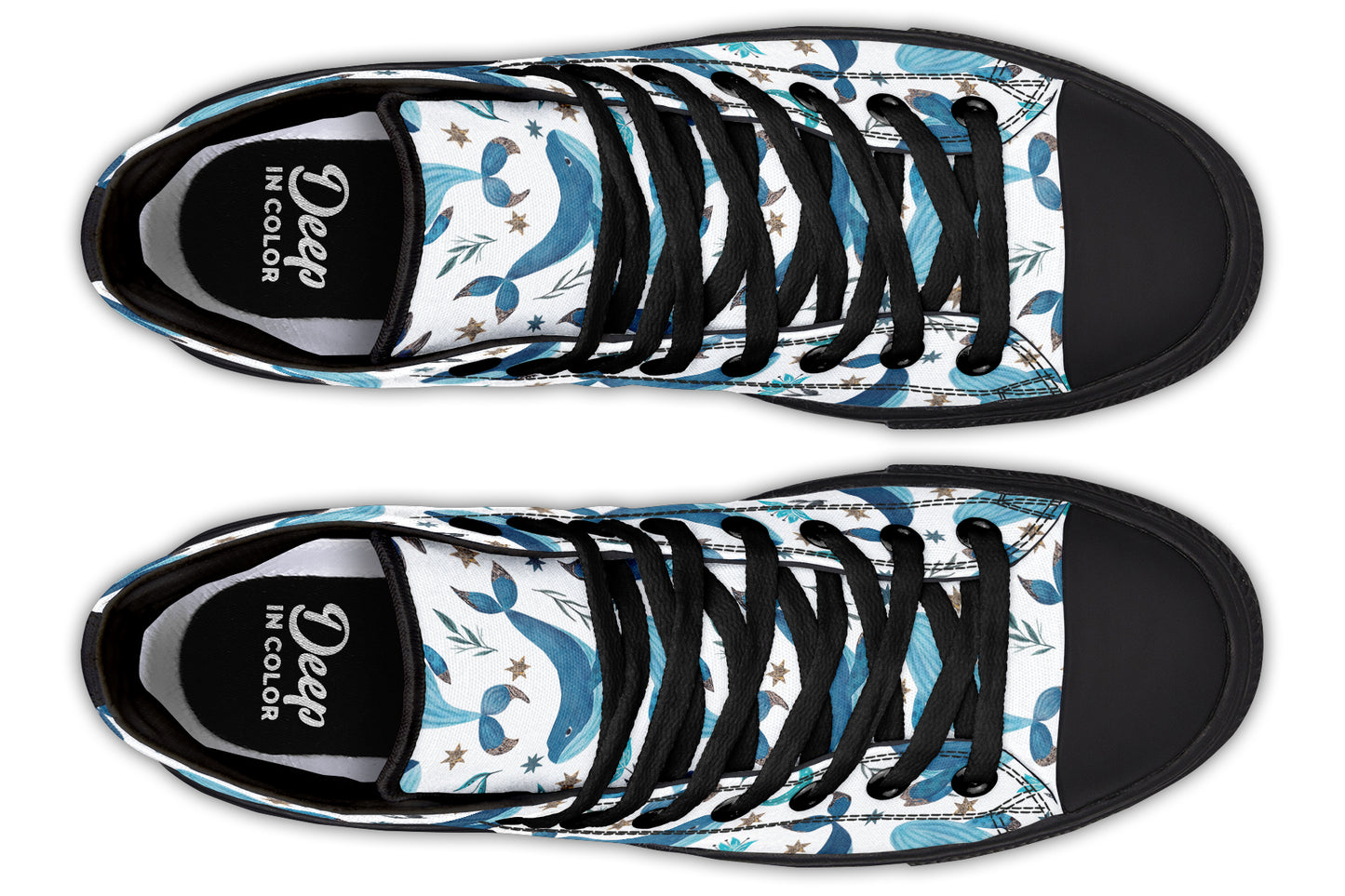 Whale And Stars Hightops