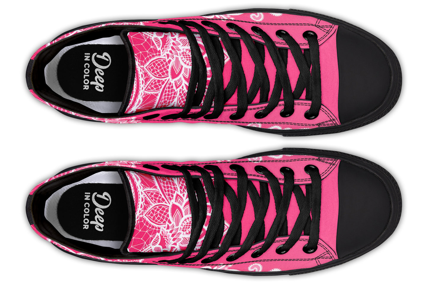 White Lotus Paisley Hightops