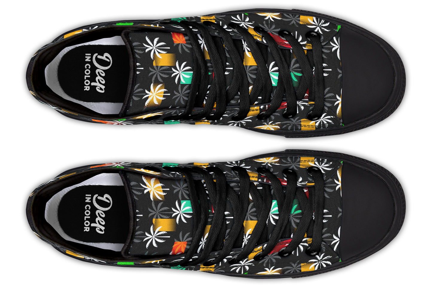 White Palm Trees Hightops