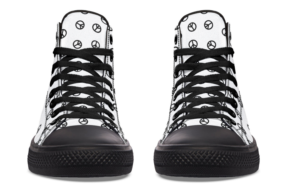 White Peace Hightops