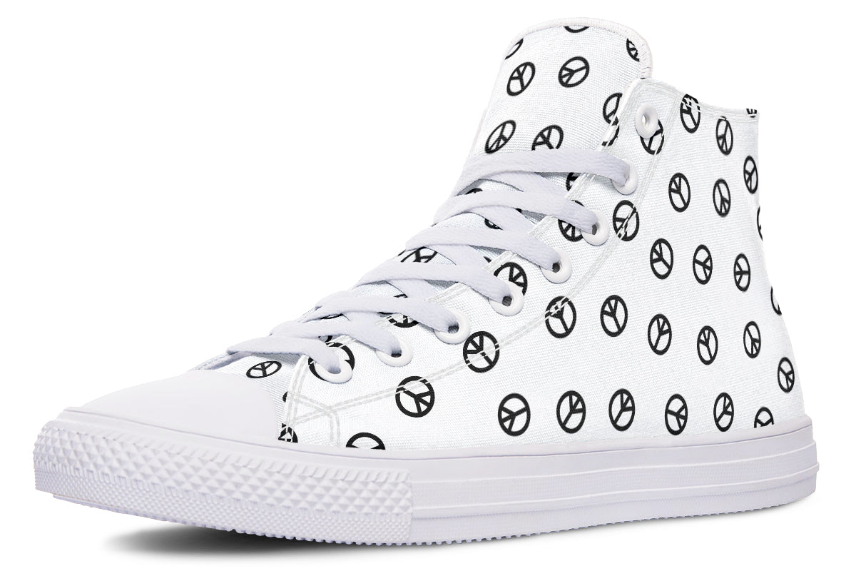 White Peace Hightops