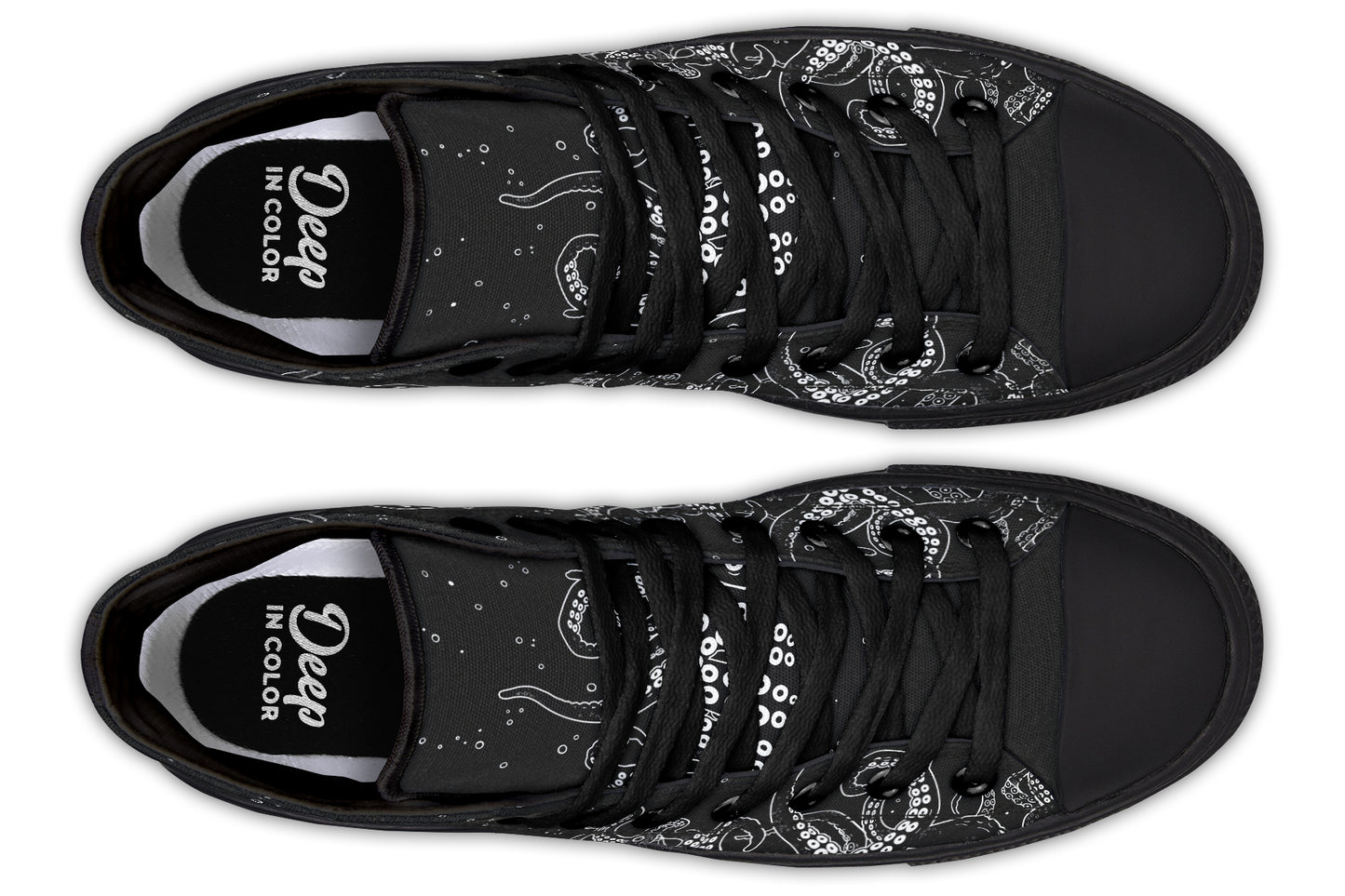 White Tentacules Hightops