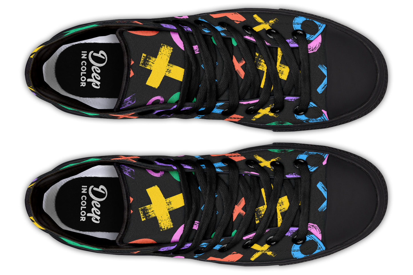 X O X O Colorful High Tops
