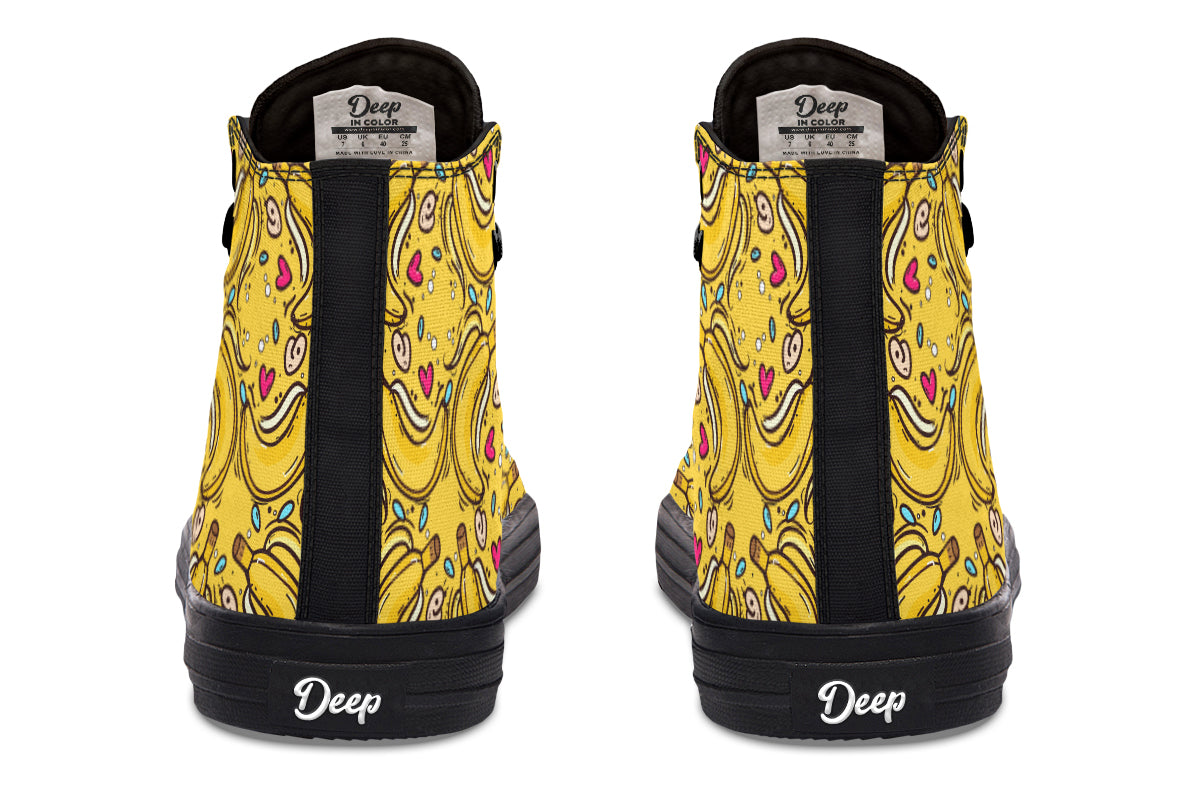 Yellow Banana Hightops