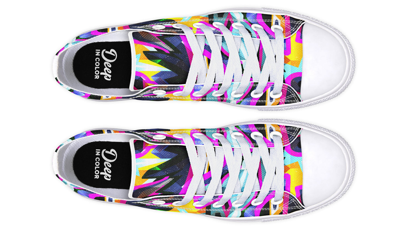 Bright Psychedelic LowTops
