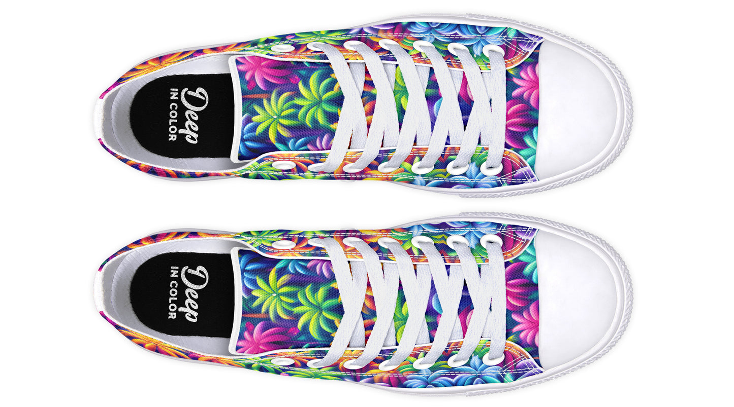 Colorful Palm Trees Lowtops