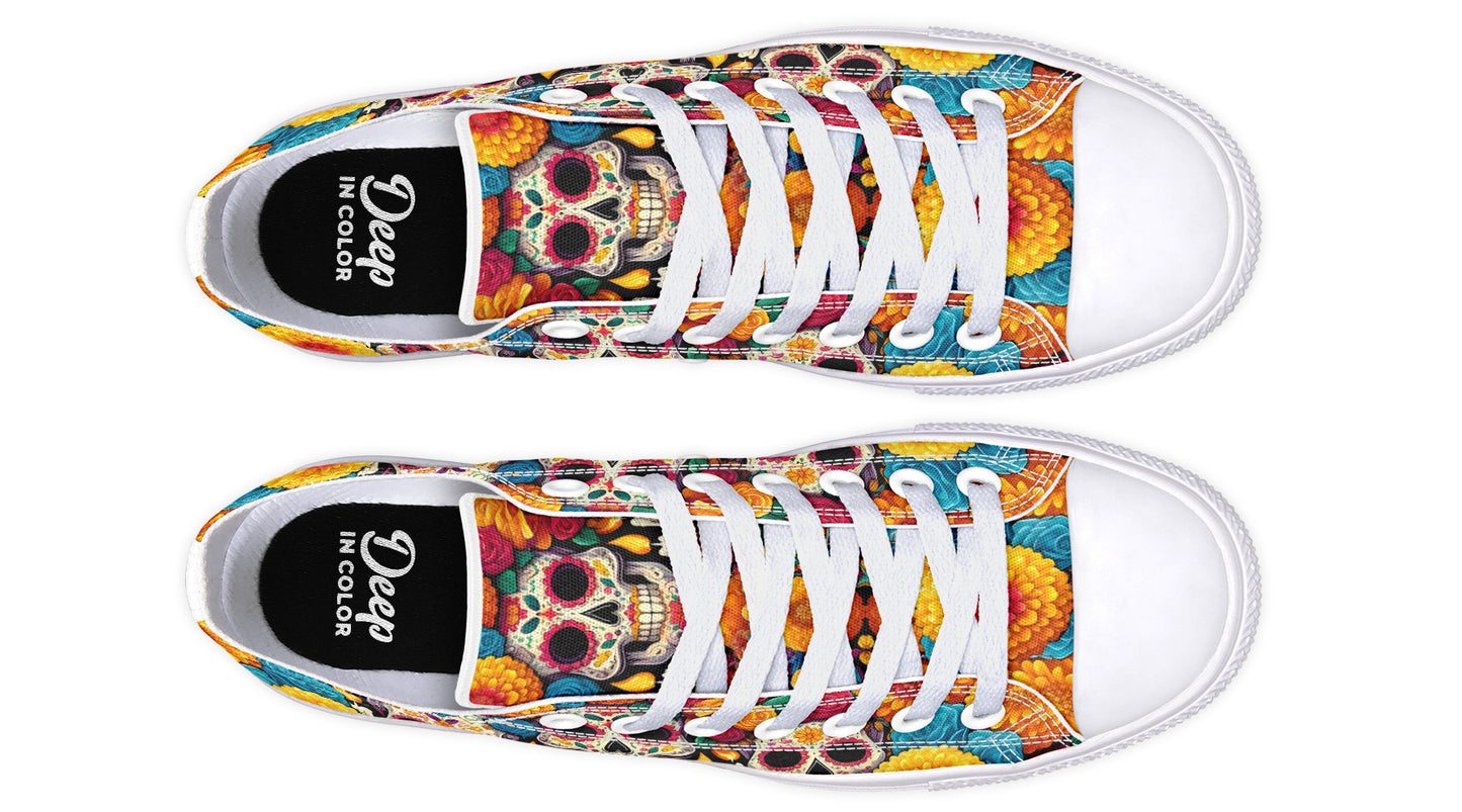 Dia De Muertos Lowtops