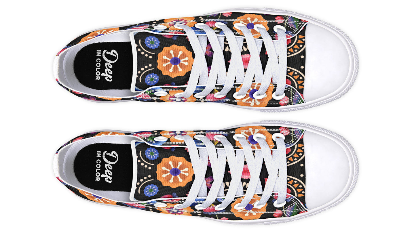 Ethnic Flowers LowTops
