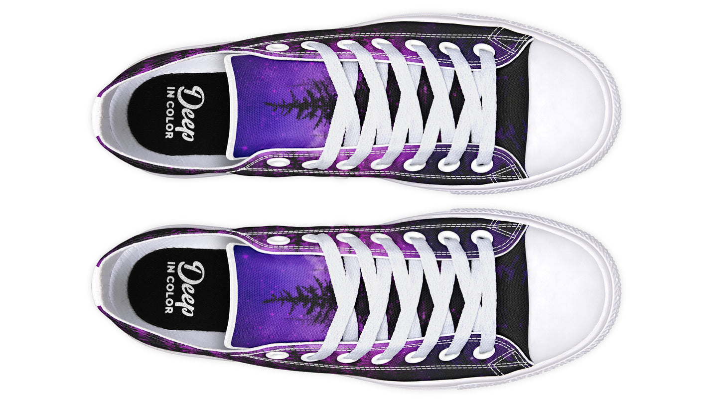Forest Purple Sky Lowtops