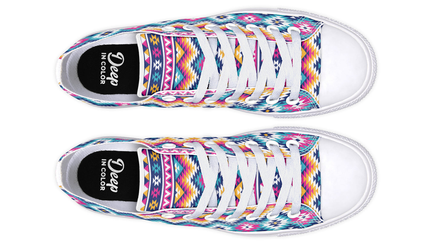 Geometric Tribal Pattern Lowtops