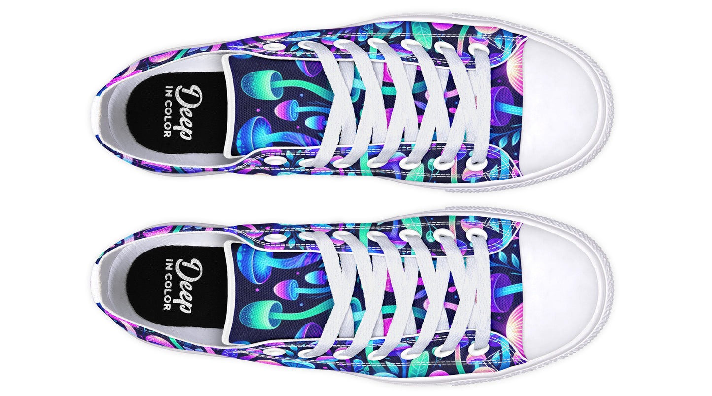 Glowing Mushrooms Lowtops