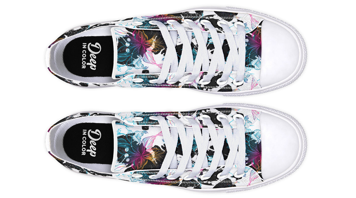 Gradient Flowers Lowtops