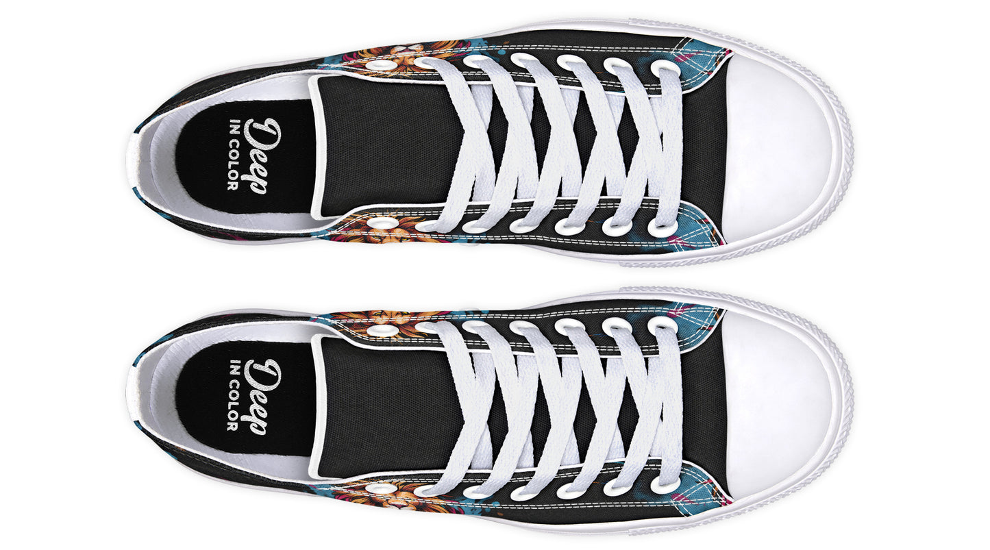 Graffiti Lion Lowtops