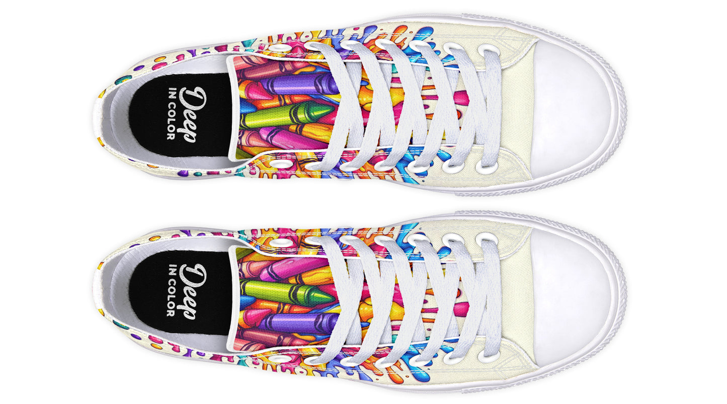 Melting Crayons LowTops