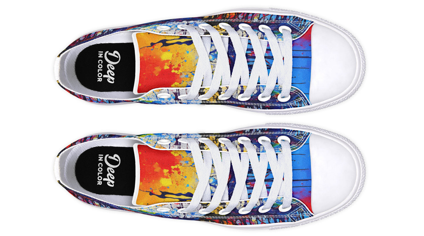 Paint Splatter Lowtops