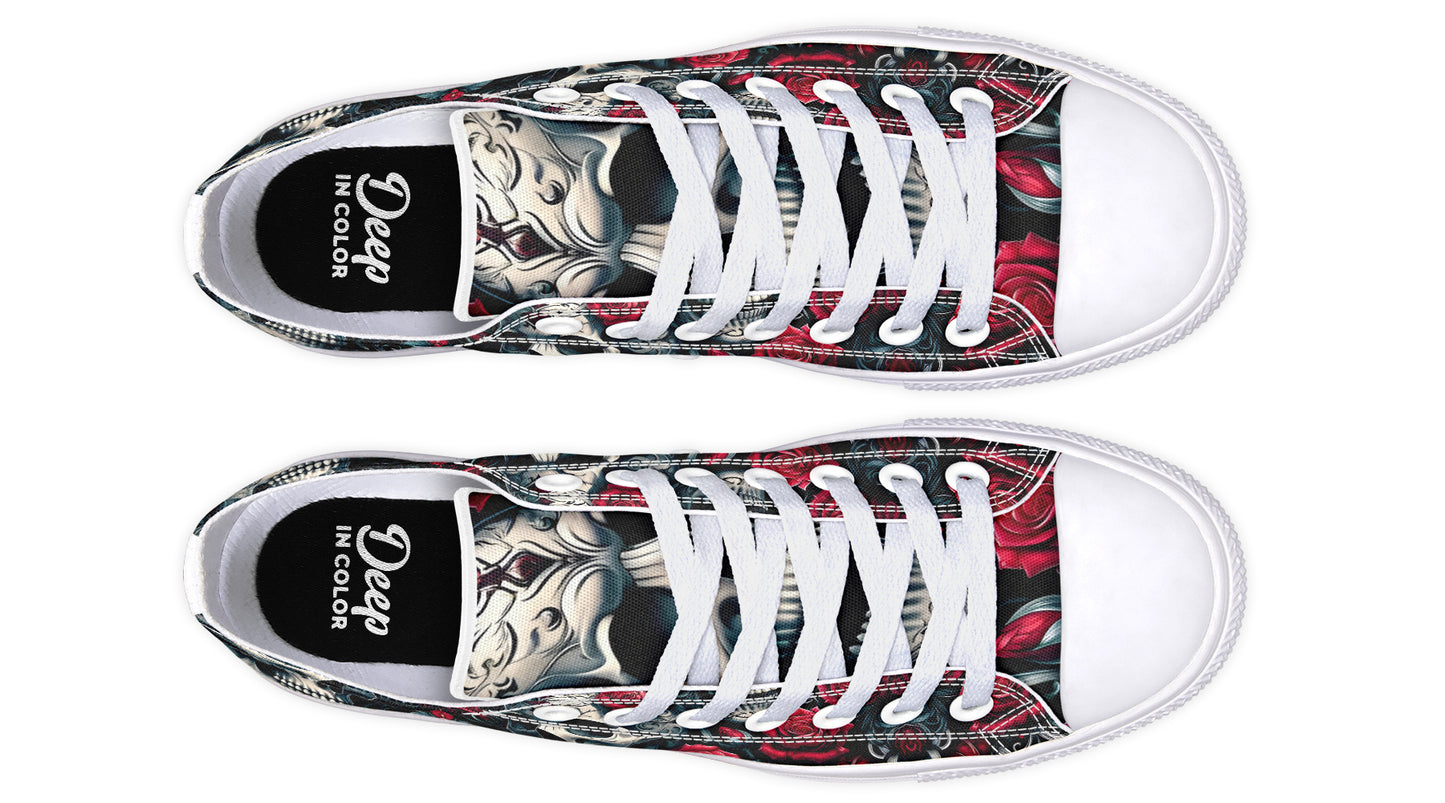 Roses Skulls Lowtops